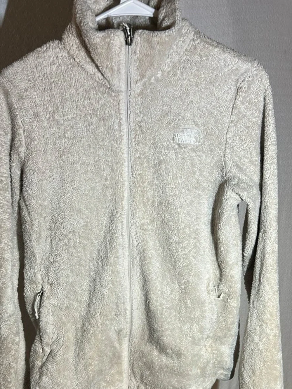 The North Face Women’s Cream Sherpa Full-Zip Jacket